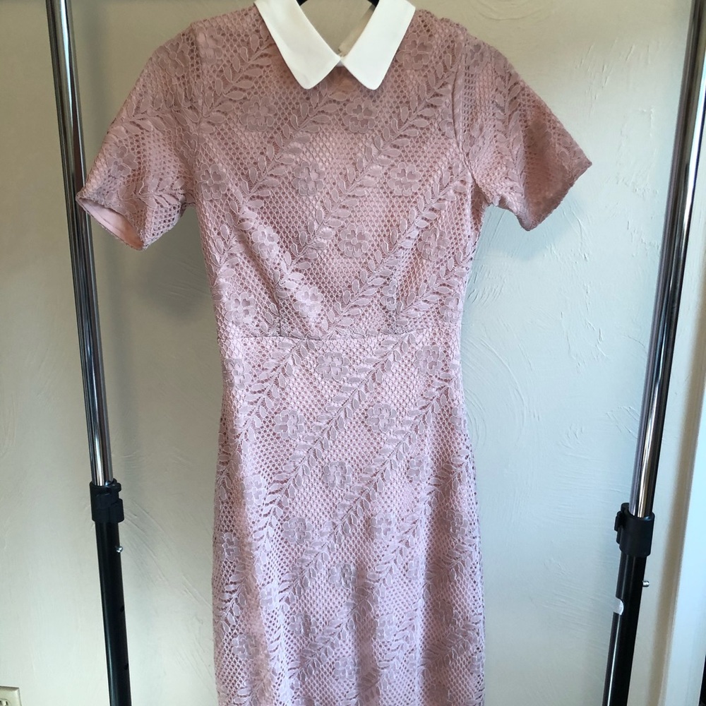 Pink Eyelet Dress